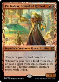 Pia Nalaar, Consul of Revival (Showcase) - March of the Machine: The Aftermath - Magic: The Gathering card