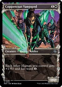 Coppercoat Vanguard (Showcase) - March of the Machine: The Aftermath - Magic: The Gathering card