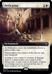 Deification (Extended Art) - March of the Machine: The Aftermath - Magic: The Gathering card