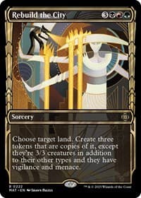Rebuild the City (Halo Foil) - March of the Machine: The Aftermath - Magic: The Gathering card