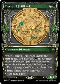 Tranquil Frillback (Halo Foil) - March of the Machine: The Aftermath - Magic: The Gathering card