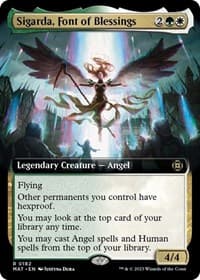 Sigarda, Font of Blessings (Extended Art) - March of the Machine: The Aftermath - Magic: The Gathering card