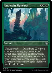 Undercity Upheaval (Foil Etched) - March of the Machine: The Aftermath - Magic: The Gathering card