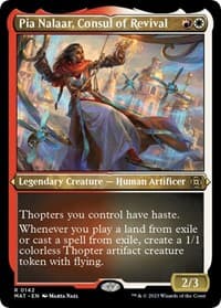 Pia Nalaar, Consul of Revival (Foil Etched) - March of the Machine: The Aftermath - Magic: The Gathering card