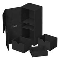 Twin Flip`n`Tray - Black (Holds 266+) - Ultimate Guard Deck Boxes - Deck Boxes card