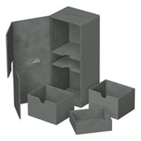 Twin Flip`n`Tray - Grey (Holds 266+) - Ultimate Guard Deck Boxes - Deck Boxes card