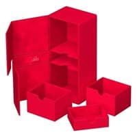 Twin Flip`n`Tray - Red (Holds 266+) - Ultimate Guard Deck Boxes - Deck Boxes card