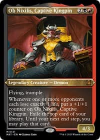 Ob Nixilis, Captive Kingpin (Foil Etched) - March of the Machine: The Aftermath - Magic: The Gathering card