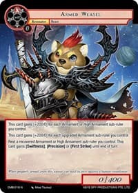Armed Weasel - Crimson Moon's Battleground - Force of Will card