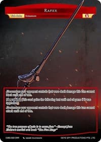 Rapier - Crimson Moon's Battleground - Force of Will card