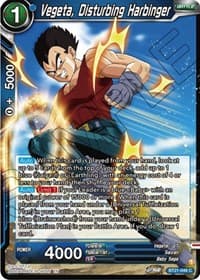 Vegeta, Disturbing Harbinger - Wild Resurgence - Dragon Ball Super: Masters card