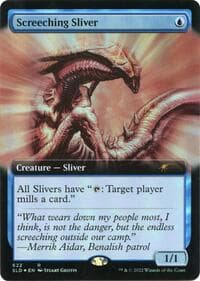 Screeching Sliver (Extended Art) - Secret Lair Drop Series - Magic: The Gathering card