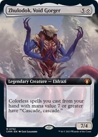 Zhulodok, Void Gorger (Extended Art) - Commander Masters - Magic: The Gathering card