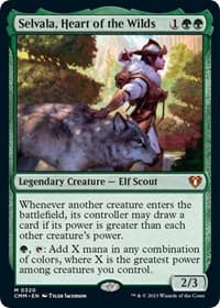Selvala, Heart of the Wilds - Commander Masters - Magic: The Gathering card
