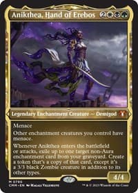 Anikthea, Hand of Erebos (Display Commander) (Foil Etched) - Thick Stock - Commander Masters - Magic: The Gathering card