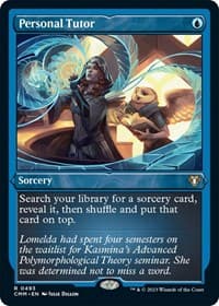 Personal Tutor (Foil Etched) - Commander Masters - Magic: The Gathering card