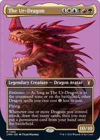 The Ur-Dragon (Textured Foil) - Commander Masters - Magic: The Gathering card