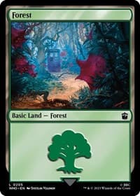 Forest (0205) - Universes Beyond: Doctor Who - Magic: The Gathering card