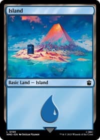 Island (0199) - Universes Beyond: Doctor Who - Magic: The Gathering card
