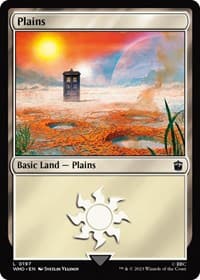 Plains (0197) - Universes Beyond: Doctor Who - Magic: The Gathering card