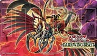 Yu-Gi-Oh! Darkwing Blast Premiere! Game Mat - Black-Winged Assault Dragon - Konami Playmats - Playmats card
