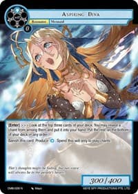 Aspiring Diva - Crimson Moon's Battleground - Force of Will card