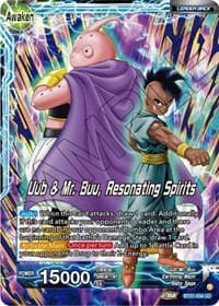 Uub // Uub & Mr. Buu, Resonating Spirits - Wild Resurgence - Dragon Ball Super: Masters card