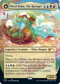 Nicol Bolas, the Ravager (Display Commander) - Thick Stock - Secret Lair Drop Series - Magic: The Gathering card
