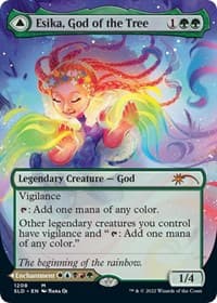 Esika, God of the Tree (Display Commander) - Thick Stock - Secret Lair Drop Series - Magic: The Gathering card