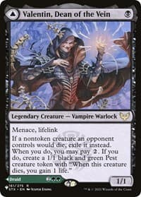 Valentin, Dean of the Vein - The List Reprints - Magic: The Gathering card