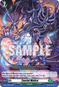 Tearful Malice - D Promo Cards - Cardfight Vanguard card
