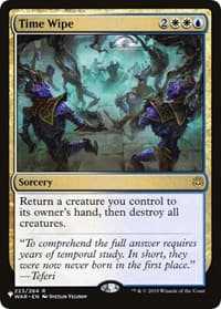 Time Wipe - The List Reprints - Magic: The Gathering card