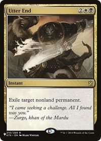 Utter End - The List Reprints - Magic: The Gathering card