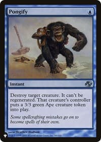 Pongify (PLC) - The List Reprints - Magic: The Gathering card