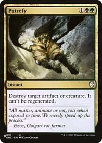 Putrefy (KHC) - The List Reprints - Magic: The Gathering card
