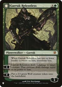 Garruk Relentless - The List Reprints - Magic: The Gathering card
