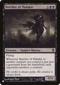 Butcher of Malakir - The List Reprints - Magic: The Gathering card