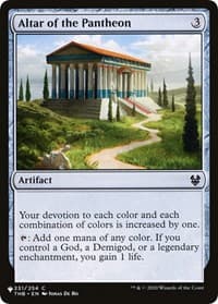 Altar of the Pantheon - The List Reprints - Magic: The Gathering card