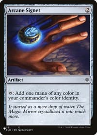 Arcane Signet (ELD) - The List Reprints - Magic: The Gathering card