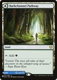 Barkchannel Pathway - The List Reprints - Magic: The Gathering card