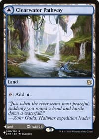 Clearwater Pathway - The List Reprints - Magic: The Gathering card