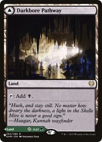 Darkbore Pathway - The List Reprints - Magic: The Gathering card