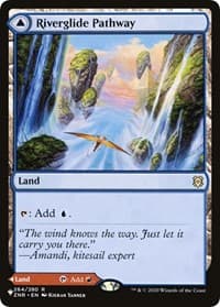 Riverglide Pathway - The List Reprints - Magic: The Gathering card