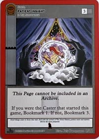 Patient Insight (Arthur Ford) - Seance: First Edition Release Event Deck - MetaZoo card