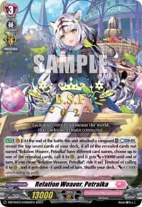 Relation Weaver, Petralka - Bushiroad Event Cards - Cardfight Vanguard card