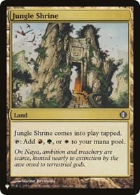 Jungle Shrine (ALA) - The List Reprints - Magic: The Gathering card