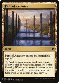 Path of Ancestry (C17) - The List Reprints - Magic: The Gathering card