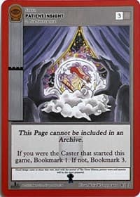 Patient Insight (The Blue Man of Louisville) - Seance: First Edition Release Event Deck - MetaZoo card