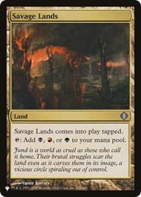 Savage Lands - The List Reprints - Magic: The Gathering card