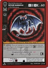 Butler Gargoyle - Seance: First Edition Release Event Deck - MetaZoo card